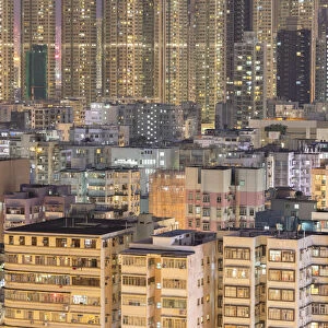 Apartment blocks, Kowloon, Hong Kong