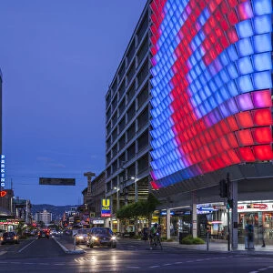Australia, South Australia, Adelaide, Rundle Street, The Rundle Lantern, LED panel board