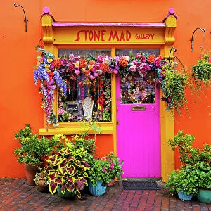 The colourful Stone Mad Gallery, Newman's Mall, Kinsale, County Cork, Ireland