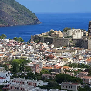 Lipari Town, Lipari Island, Aeolian Islands, UNESCO World Heritage Site, Sicily, Italy