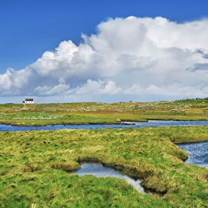 Moorland on South Uist - United Kingdom, Scotland, Outer Hebrides, South Uist