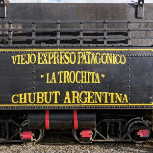 Old Patagonian Express La Trochita, steam train, Esquel Train Station, Chubut Province