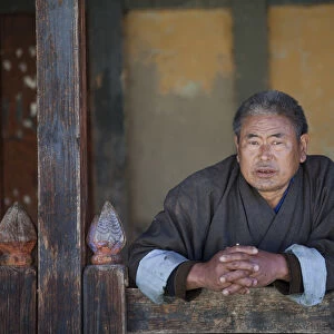 People of Ura in the Bumthang Valley of Bhutan