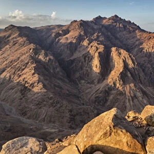 Sunrise, Mount Sinai, Gabal Musa, Sinai peninsula, Egypt