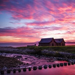 Sunset at the Isle of Arran, Firth of Clyde, Scotland, UK