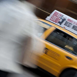 Taxi Cab, 5th Avenue, Manhattan, New York City, USA