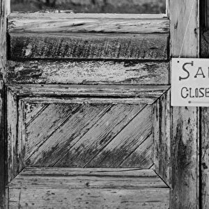 USA, America, Montana, Saloon door at the Nevada City Ghost Town