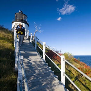 USA, Maine, Owls Head Lighthouse