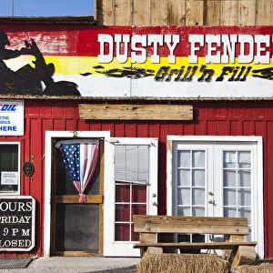 USA, Nevada, Great Basin, Goldfield, Dusty Fender Grill-n-Fill