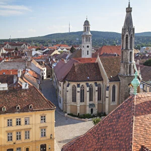 View of Sopron, Western Transdanubia, Hungary