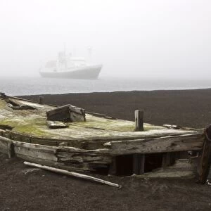 Views of Deception Island, an island in the South Shetland Islands off the Antarctic Peninsula which has one of the safest harbours in Antarctica. A recently active volcano, its eruptions in 1967 and 1969 caused serious damage to the scientific