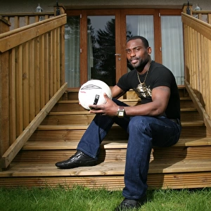 Soccer -Rangers Jean-Claude Darcheville at Home Feature-