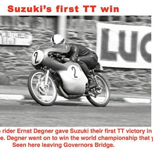 Ernst Degner Suzuki 1982 50cc TT