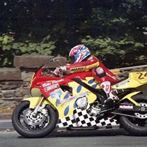 Phil Stewart (Yamaha) 1996 Senior Manx Grand Prix