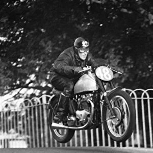 Syd Jensen (Triumph) 1950 Senior TT