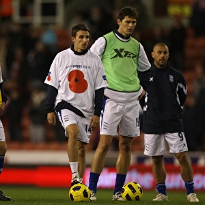 Birmingham City FC: Pre-Match Warm-Up at Britannia Stadium vs Stoke City (Premier League, 2010)