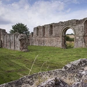 Augustinian priory ruins, White Ladies Priory, Boscobel, Shropshire, England, August