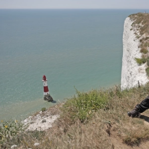 Chaplain on patrol in attempt to find and stop any potential jumpers at infamous clifftop suicide spot