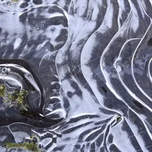 Frozen Pool Print, Peak District Landscape Frozen Pool Print, Peak District Landscape