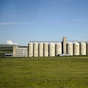 Grain silos, Paulpietersberg, KwaZulu-Natal, South Africa