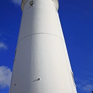 Lighthouse in seaside town, Southwold Lighthouse, Southwold, Suffolk, England, october