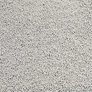 Nitrogen granular fertilizer, close-up of granules, Sweden, may