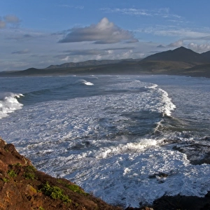 View of coastline, Almejas Bay, Baja California, Mexico, march