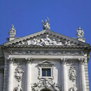 Architectural details of Hofburg Complex (Imperial Palace), Vienna, Austria