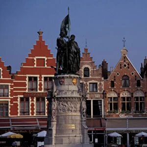 EUROPE, Belgium, Bruges Market Square