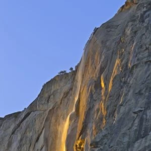 Horsetail Falls in Yosemite National Park, California, USA