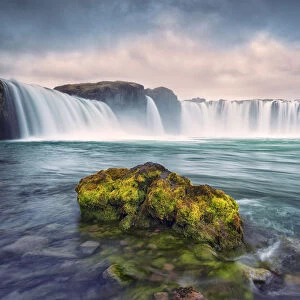 Iceland, Godafoss. Waterfall at sunrise. Credit as: Dennis Kirkland / Jaynes Galllery