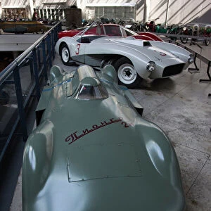 Latvia, Riga, Riga Motor Museum, 1961 Pioneer 2M, Soviet-era turbo engined record car