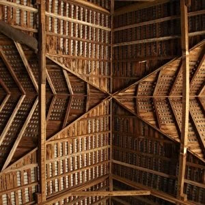 Roof and Rafter Detail, Sussex Barns, Brickendon Historical Farming Village, near Longford