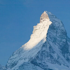 SWITZERLAND-Wallis / Valais-ZERMATT: Morning Light on the Matterhorn / Dawn