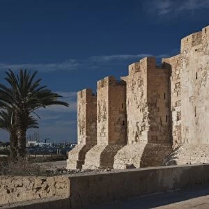 Tunisia, Jerba Island, Houmt Souq, Borj Ghazi Mustapha, fort, built by the Aragonese