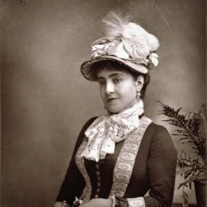 ADELINA PATTI (1843-1919). American operatic soprano: photographed c1882