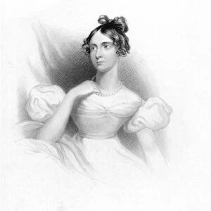 ANNE ISABELLA BYRON (1792-1860). Nee Milbanke. Wife of the poet, Lord Byron. Stipple engraving, English, 1833