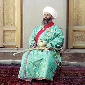 BUKHARA OFFICIAL, 1911. The Minister of the Interior of the Emirate of Bukhara