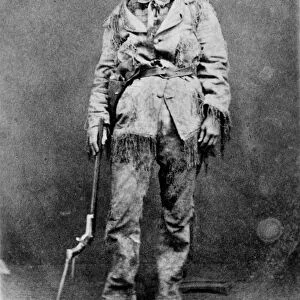 CALAMITY JANE (1852-1903). Martha Jane Canary Burke, known as Calamity Jane. American frontier character. Photographed in 1895