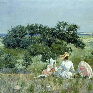 CHASE: FAIRY TALE, 1892. William Merritt Chase: The Fairy Tale. Oil on canvas, 1892