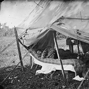 CIVIL WAR: NAPPING, 1862. Lieutenant Colonel Samuel W