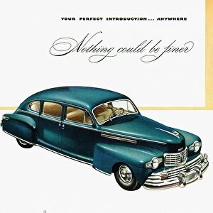 FORD LINCOLN AD, 1946. American magazine advertisement, 1946, for Ford Lincoln automobiles