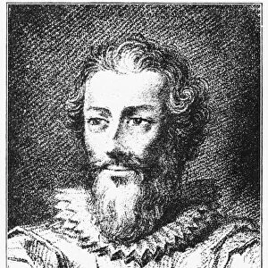 FRANCOIS VIETE (1540-1603). French mathematician. Lithograph, 19th century
