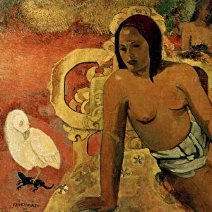 GAUGUIN: VAIRUMATI, 1897. Paul Gauguin: Vairumati. Oil on canvas, 1897