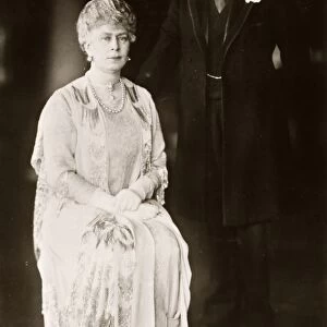 GEORGE V (1865-1936). King of Great Britain 1910-1936. Photographed with his wife