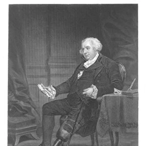 GOUVERNEUR MORRIS (1752-1816). American statesman and diplomat. Steel engraving, 19th century