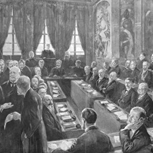 HAGUE CONVENTION, 1899. The First Peace Conference to negotiate international treaties