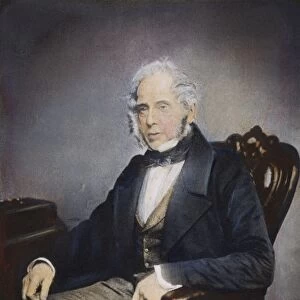 HENRY JOHN TEMPLE (1784-1865). 3rd Viscount Palmerston. English politician. Oil over a photograph