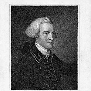 JOHN HANCOCK (1737-1793). American revolutionary politician. Aquatint engraving, 1820, by J