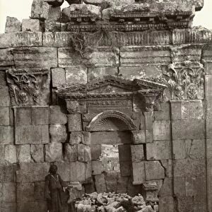 JORDAN: JERASH. Ruins of the Propylaeum at the Roman city of Jerash, Jordan. Photograph